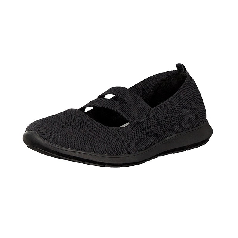 Slip On Rieker R7102-01 Para Mulher - Pretas